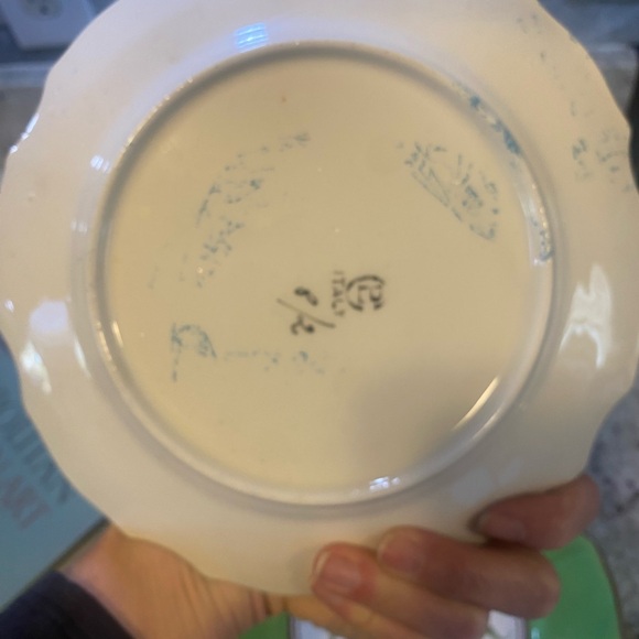 Vintage Hand Painted Fruit Salad Snack Plates Italy Tuscan Summertime Elegant (6 - Picture 8 of 12